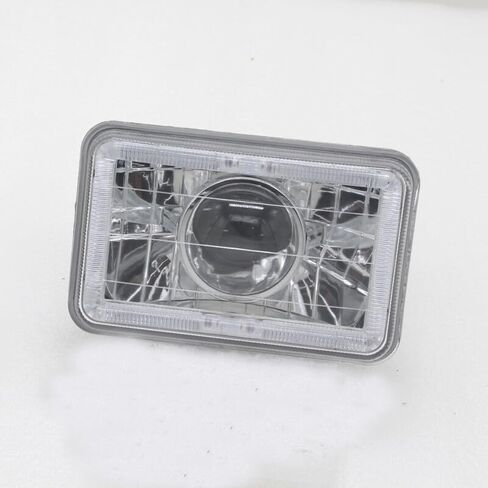 عدسة شفافة مقاس 5 بوصات مقاس 4 × 6 بوصات قطع ألماس LED باللون الأحمر للمصابيح الأمامية لجهاز العرض ذات الشعاع شبه المختوم in Saudi Arabia