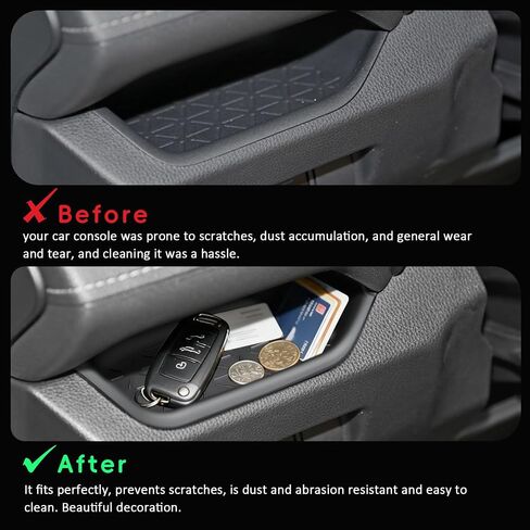 auovo Passenger Storage Organizer Mat Compatible with Toyota RAV4 Accessories 2025 2024 2023 2022 2021 2020 2019 Car Custom Passenger Glove Box Storage Organizer Tray in Saudi Arabia