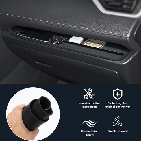 auovo Passenger Storage Organizer Mat Compatible with Toyota RAV4 Accessories 2025 2024 2023 2022 2021 2020 2019 Car Custom Passenger Glove Box Storage Organizer Tray in Saudi Arabia