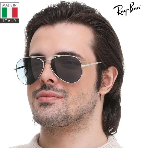 Ray-Ban RB3625 NEW AVIATOR Pilot Shape Sunglasses with Official Eyewear Kit Bundle in Saudi Arabia