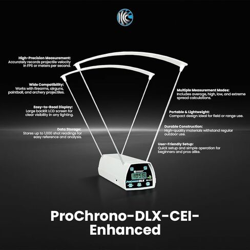 إلكترونيات المنافسة ProChrono DLX كرونوغراف أبيض in Kuwait
