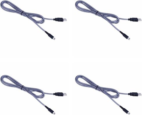 Upgraded High Speed USB Charger Charging Cable 3DS USB Charger Cable AC Power Adapter Cord for Nintendo NDSi NDSiLL 3DS 3DSXL New3DS New3DSXL 2DS New2DSXL (4 Packs) in Saudi Arabia