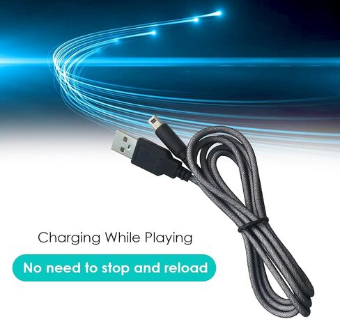 Upgraded High Speed USB Charger Charging Cable 3DS USB Charger Cable AC Power Adapter Cord for Nintendo NDSi NDSiLL 3DS 3DSXL New3DS New3DSXL 2DS New2DSXL (4 Packs) in Saudi Arabia