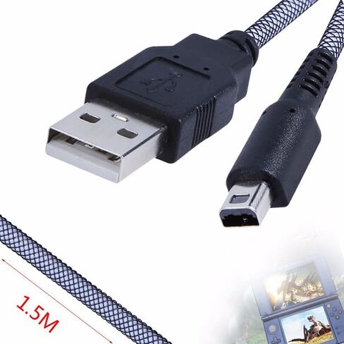 Upgraded High Speed USB Charger Charging Cable 3DS USB Charger Cable AC Power Adapter Cord for Nintendo NDSi NDSiLL 3DS 3DSXL New3DS New3DSXL 2DS New2DSXL (4 Packs) in Saudi Arabia