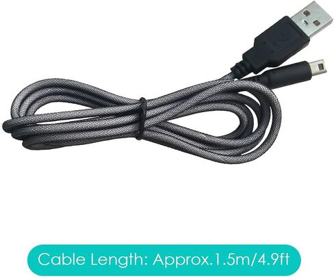 Upgraded High Speed USB Charger Charging Cable 3DS USB Charger Cable AC Power Adapter Cord for Nintendo NDSi NDSiLL 3DS 3DSXL New3DS New3DSXL 2DS New2DSXL (4 Packs) in Saudi Arabia