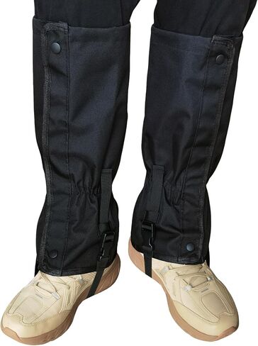 جراميق المشي لمسافات طويلة قابل للتعديل للرجال والنساء، مقاوم للماء وجيد التهوية، جراميق الساق المتين للصيد والثلج والرحلات في الهواء الطلق، جراميق للأحذية ذات الأشرطة المعززة in Kuwait