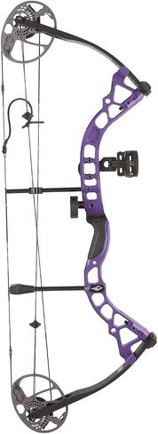 منشور DIAMOND ARCHERY، قوس مركب متين وقابل للتعديل ومجهز بالكامل، اليد اليمنى/اليسرى، وزن السحب 5-55 رطل، 295 إطارًا في الثانية in Kuwait