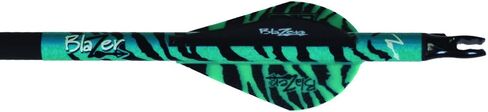 BOHNING True Color Blazer® Vane, 2" Hunting, 3D, Vane, Teal Tiger, 36pk in Saudi Arabia