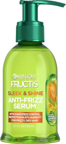 Garnier Fructis Serum Anti-Frizz Sleek & Shine 5.1 Ounce (150ml) (3 Pack) in Kuwait