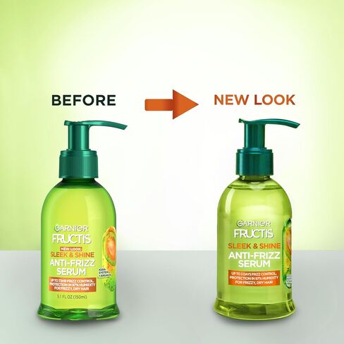 Garnier Fructis Serum Anti-Frizz Sleek & Shine 5.1 Ounce (150ml) (3 Pack) in Kuwait
