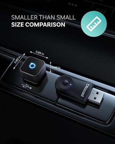 محول Carplay اللاسلكي OTTOCAST Mini Cube 3.0 لأجهزة Apple iPhone، محول Android التلقائي 2 في 1، تحويل CarPlay السلكي إلى اتصال تلقائي لاسلكي منخفض الكمون لنظام iOS 10+ وAndroid 11+ (أسود) in Saudi Arabia