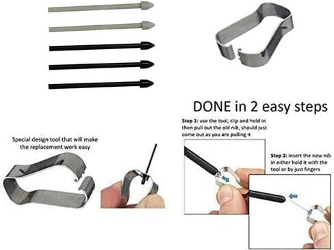 S23 Ultra Stylus Pen (WithBluetooth) Replacement for Samsung Galaxy S23 Ultra 5G All Versions S Pen with 5xTips/Nibs (Phantom Black) in Kuwait