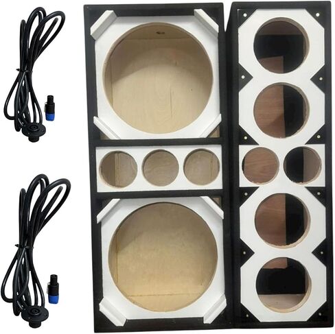12" Brazilian Style Chuchera Speaker Box for Two 12" Speakers & Three 4" Tweeters Vented Enclosure for Car and One 4 Driver 2tweeter Box in Saudi Arabia