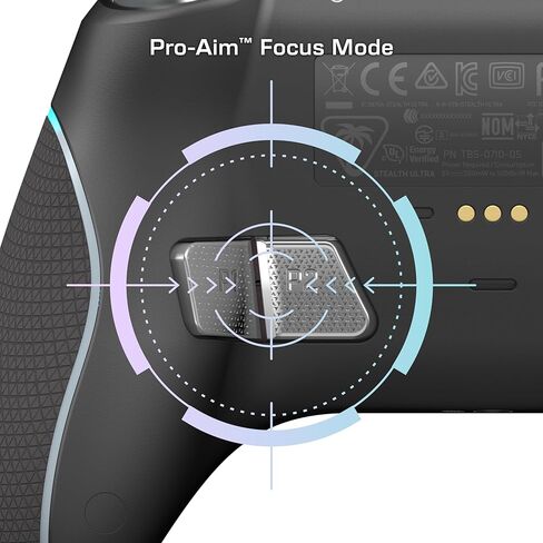 وحدة تحكم الألعاب الذكية اللاسلكية القابلة لإعادة الشحن عالية الأداء من Turtle Beach Stealth: Xbox Series X|S، وXbox One، والكمبيوتر الشخصي، وقاعدة شحن للهاتف المحمول، وإضاءة RGB، وأزرار قابلة لإعادة التعيين، وبلوتوث (متجدد) in Saudi Arabia