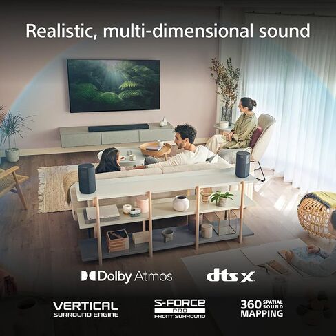 تلفزيون سوني 65 بوصة 4K فائق الوضوح BRAVIA 3 LED تلفزيون Google الذكي مع Dolby Vision HDR وميزات حصرية لجهاز Playstation®5 (K-65S30)، موديل 2024 ومكبر الصوت Sony HT-A3000 3.1ch Dolby Atmos Soundbar in Saudi Arabia