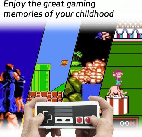 acisan 2-Pack Classic 7-Pin وحدات تحكم الألعاب المتوافقة مع وحدة تحكم نظام الترفيه NES 8-Bit in Kuwait