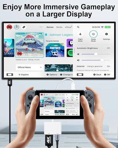 محول USB-C إلى HDMI 4K@60 هرتز مع منفذ شحن PD 100 واط لأجهزة iPhone 15/16 وMacBook Pro/Air وiPad Pro/Air وGalaxy S25–S20 وGoogle Pixel والمزيد in Kuwait