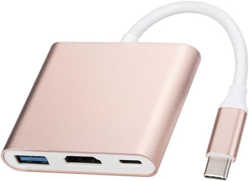 3 in1 HDMI to VGA Adapter for Switch TV,Adapter Support 4K/30HZ Travel Dock with HDMI2.0 USB3.0 Port in Saudi Arabia
