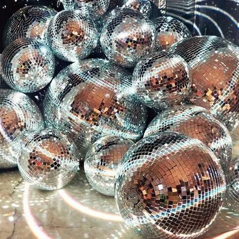OTYMIOW 2250PCS Disco Tiles Self Adhesive Disco Ball Tiles, 10 x 10 MM Disco Stickers Sheet Disco Ball Stickers Disco Mirror Tiles Mosaic Mirror Tiles Mirror Squares Self Adhesive Mosaic Tiles for DIY in Kuwait