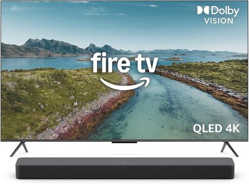 Amazon Fire TV 50" Omni QLED Series (newest model) with Fire TV Soundbar Plus in Saudi Arabia