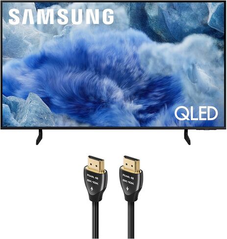 تلفزيون سامسونج QN43Q8FAAFXZA 43 بوصة فئة QLED Q8F 4K Vision AI الذكي مع كابل AudioQuest Pearl 1.5M 48G 8K-10K HDMI الرقمي (2025) in Saudi Arabia
