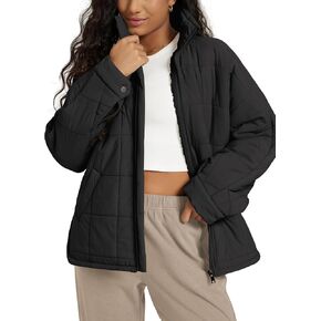 ODODOS Women's Sherpa Lined Insulated Jacket Full Zip Split Hem Long Sleeve Coat Winter Warm Outerwear with Pockets in Saudi Arabia