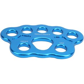 CHICIRIS High Strength Rigging Plate, 45KN Load Capacity, 8-Hole Design, Lightweight Aluminum Alloy Split Connector for Climbing, Mountaineering, Camping, and Ropework Training in Saudi Arabia