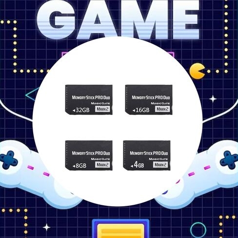 Memory Stick,Memory Game Cards 4GB/8GB/16GB/32GB Fit for PSP1000/2000/3000 Stick Pro MS PRO Duo Card Gaming Accessories in Kuwait