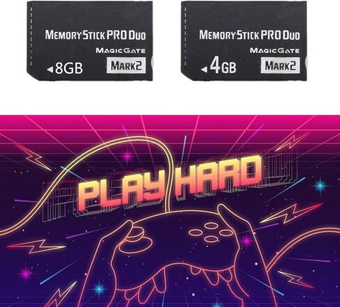 Memory Stick,Memory Game Cards 4GB/8GB/16GB/32GB Fit for PSP1000/2000/3000 Stick Pro MS PRO Duo Card Gaming Accessories in Kuwait