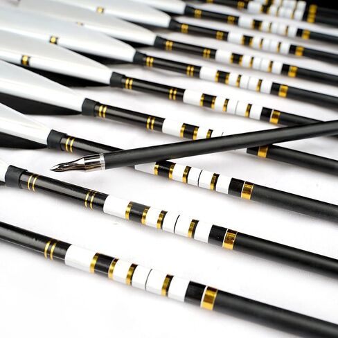 PMZ Archery 31" Mix Carbon Arrow 6pcs&12pcs for Hunting Recurve Bow in Saudi Arabia