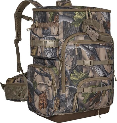 Hunting Backpack with Waterproof Rain Cover, 35L Hunting Backpacks for Men, Durable Large Capacity Hunting Day Pack with Rifle Bow Holder in Kuwait