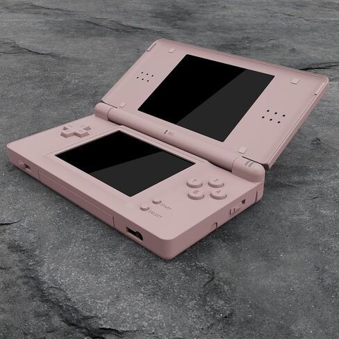 eXtremeRate Cherry Blossoms Pink Replacement Full Housing Shell Buttons + White Buttons for Nintendo DS Lite - Console NOT Included in Saudi Arabia