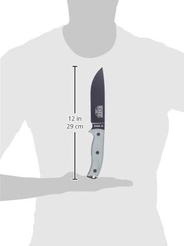 ESEE Knives 6P Fixed Blade Knife w/Molded Polymer Sheath (Black Blade/Black Sheath) in Saudi Arabia