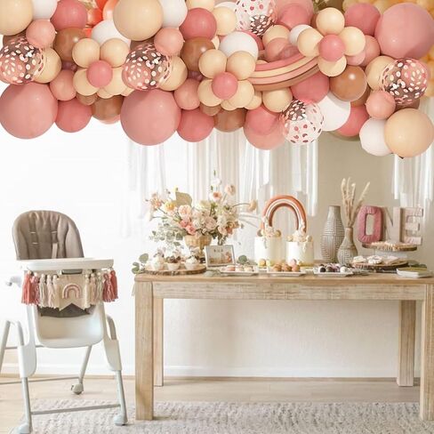 Amandir 168Pcs Unicorn Balloons Arch Garland Kit, Pink Purple Aqua Blue Confetti Latex Balloons for Unicorn Birthday Decorations for Girls Wedding Baby Shower Party Supplies in Kuwait