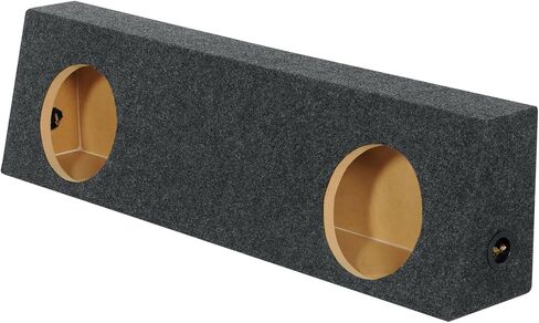 Rockville RD10-T Dual 10" Sealed Subwoofer Enclosure, 0.85 cu.ft. Per Sub, 3/4" MDF, USA-Made, Behind Seat Fit for Single Cab Trucks in Saudi Arabia