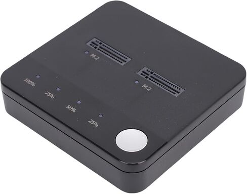 Keenso بسرعة 20 جيجابت في الثانية NVMe Duplicator، التوافق العالمي، فتحات مزدوجة، دعم الاستنساخ دون اتصال بالإنترنت in Saudi Arabia