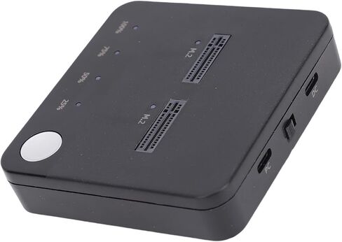 Keenso بسرعة 20 جيجابت في الثانية NVMe Duplicator، التوافق العالمي، فتحات مزدوجة، دعم الاستنساخ دون اتصال بالإنترنت in Saudi Arabia