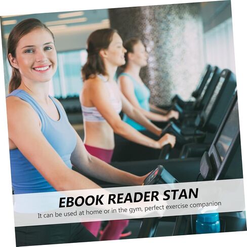 Lurrose Treadmill Book Holder Acrylic E-Book Reader Stand for Home Gym Exercise Magazine Tablet Rack Fitness Companion for Reading and Studying in Saudi Arabia