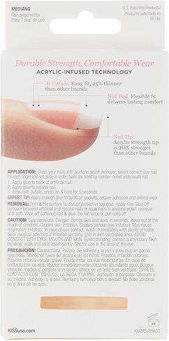 Kiss Products Salon Acrylic French Nail Kit, Sugar Rush, 0.07 Pound in Kuwait