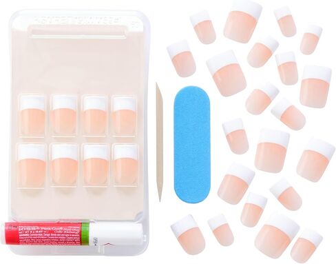 Kiss Products Salon Acrylic French Nail Kit, Sugar Rush, 0.07 Pound in Kuwait