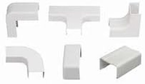 PRO 0E-58DCMBPK 5/8" x 1/2" Connectors for 5/8" Raceway, Combo Pack, White in Saudi Arabia