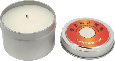 Outdoor Candle, 2 Pieces, Windproof Paraffin Emergency Candle for Camping Activities in Saudi Arabia