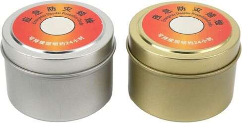 Outdoor Candle, 2 Pieces, Windproof Paraffin Emergency Candle for Camping Activities in Saudi Arabia