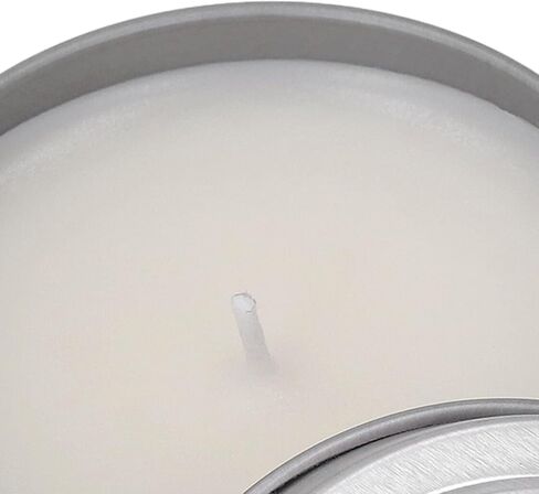 24 Hours Windproof, Clear, Outdoor Survival Candle for Emergencies, Camping, Beeswax Cotton Wick, Iron for Safe Outdoor Activities (Silver) in Saudi Arabia