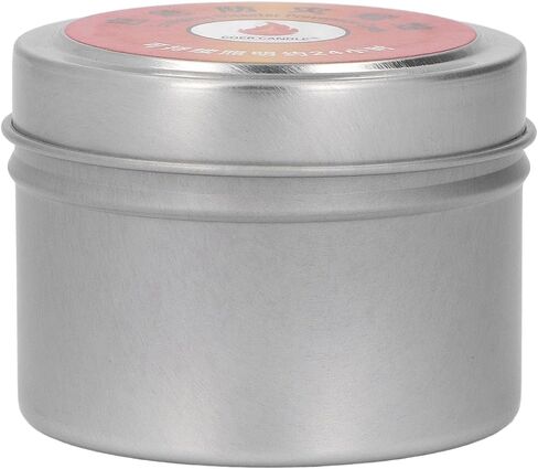 24 Hours Windproof, Clear, Outdoor Survival Candle for Emergencies, Camping, Beeswax Cotton Wick, Iron for Safe Outdoor Activities (Silver) in Saudi Arabia