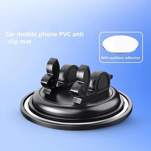 1pc Black New Car Shake Phone Holder, Navigation Support, Fixed Bracket, Multifunctional in Car Phone Holder in Saudi Arabia