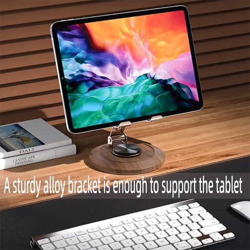Adjustable Cell Phone Stand,360 Rotating Foldable Desktop | Cellphone Stand with Anti-Slip Base Portable Phone Holder for iPhone 17 16 15 14 13 Pro Max, All Smart Phones, iPad in Saudi Arabia