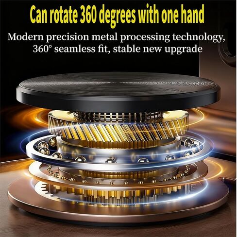 Adjustable Cell Phone Stand,360 Rotating Foldable Desktop | Cellphone Stand with Anti-Slip Base Portable Phone Holder for iPhone 17 16 15 14 13 Pro Max, All Smart Phones, iPad in Saudi Arabia