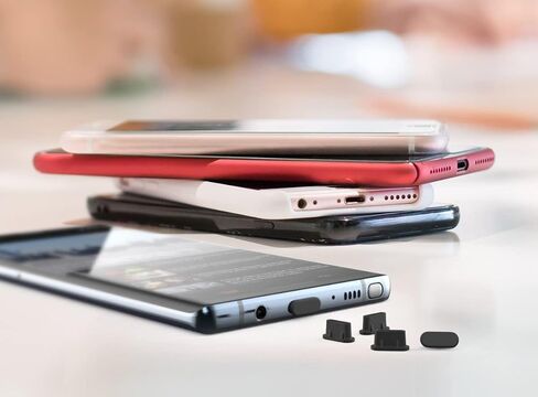 12 Pcs Dust Plug Cover, USB C Dust Plug for iPhone 15 16 Pro Max, Samsung in Saudi Arabia