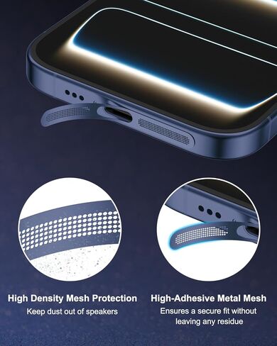for iPhone 17 Pro Max Earpiece Speaker Mesh Anti Dust Proof Adhesive Cover - 5pcs / Cosmic Orange in Saudi Arabia